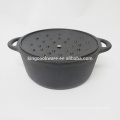 Black Coating Cast Iron Stew Pots / Large Cooking Pots / Casserole